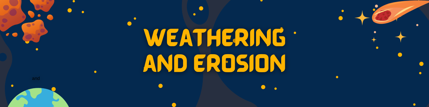 Unit 13: Weathering and Erosion Banner